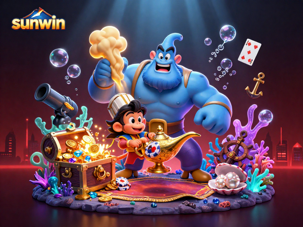 Win big with Sunwin as you explore a dazzling underwater casino adventure filled with treasures!