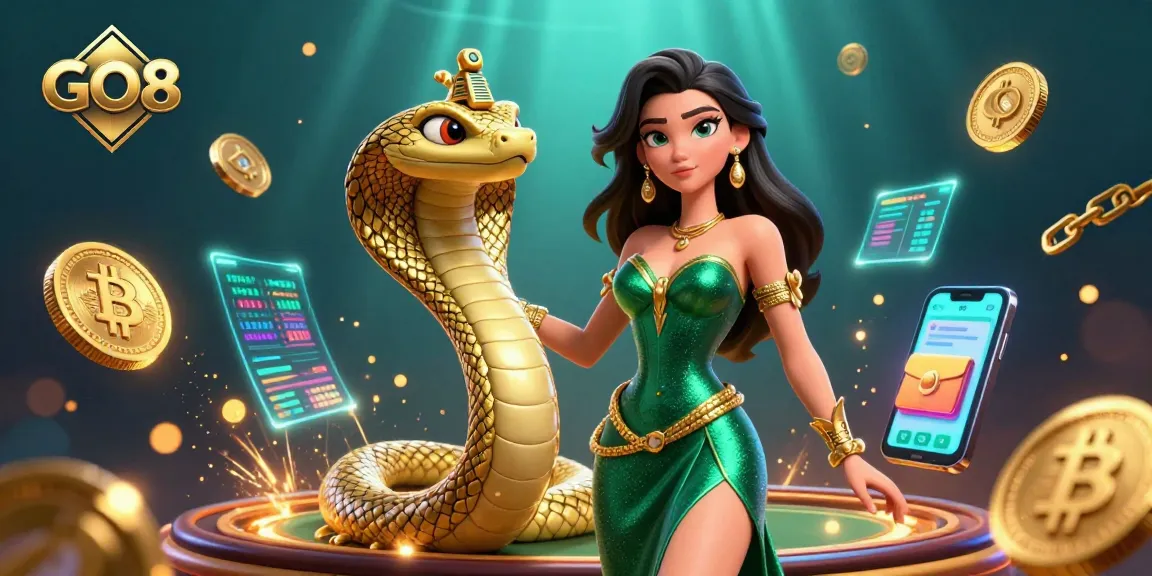 Experience the exhilarating GO8 casino world with vibrant 3D graphics and dynamic gaming elements.